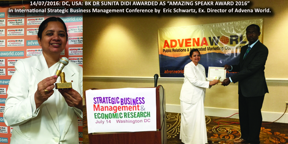 AMAZING SPEAKER AWARD, DC, USA