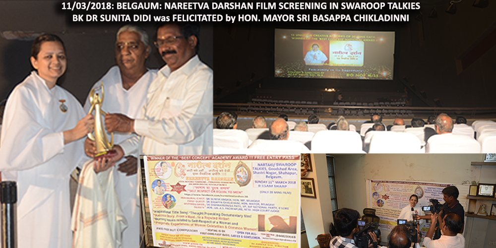 FELICITATION AS DIRECTOR OF NAREETVA DARSHAN BELGAUM